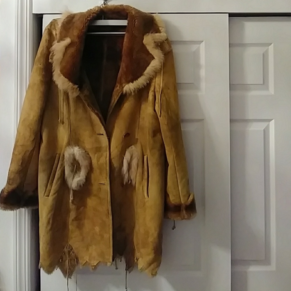 Beautiful sherling coat.Plus Size.